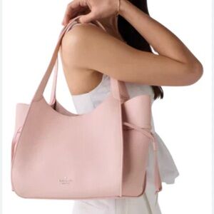 NWT, KATE SPADE STASH, MED. SHOULDER BAG, TUTU PINK